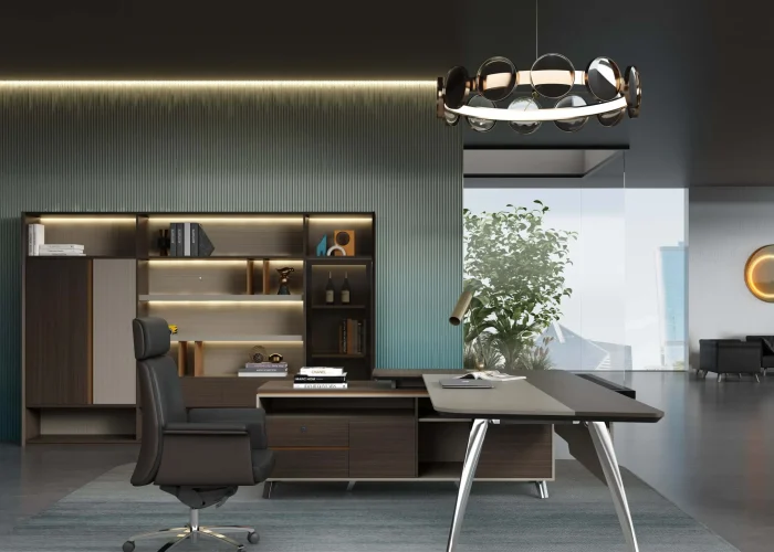 BLY Series Luxury Executive Desk & Office Furniture | Bentley Inspired Management Suite