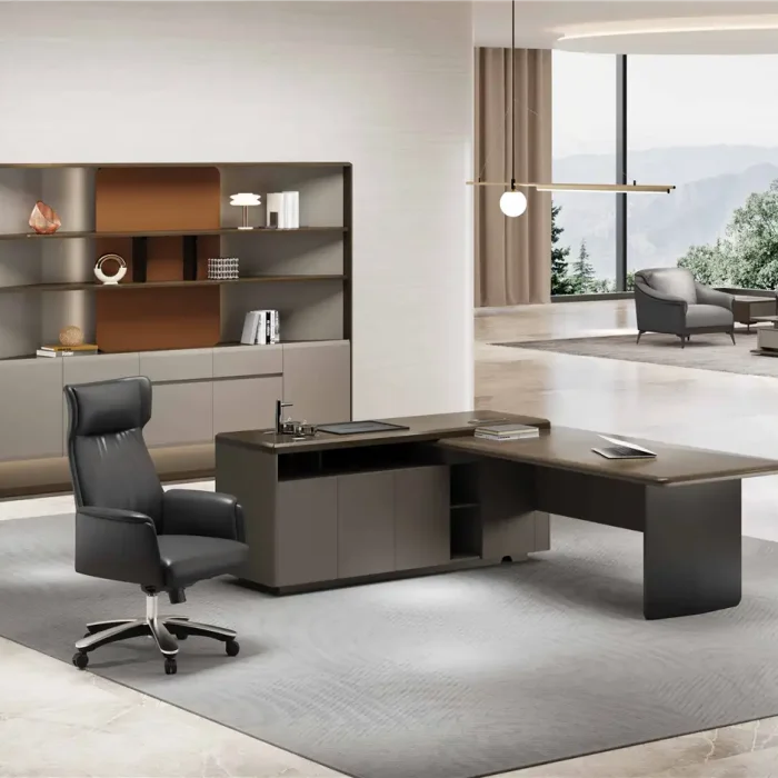 MCN Series Luxury Executive Desk & Office Furniture Set